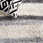 Safavieh Fontana Shag 835 Rug, FNT835 - Ivory / Grey