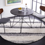 Safavieh Fontana Shag 835 Rug, FNT835 - Ivory / Grey