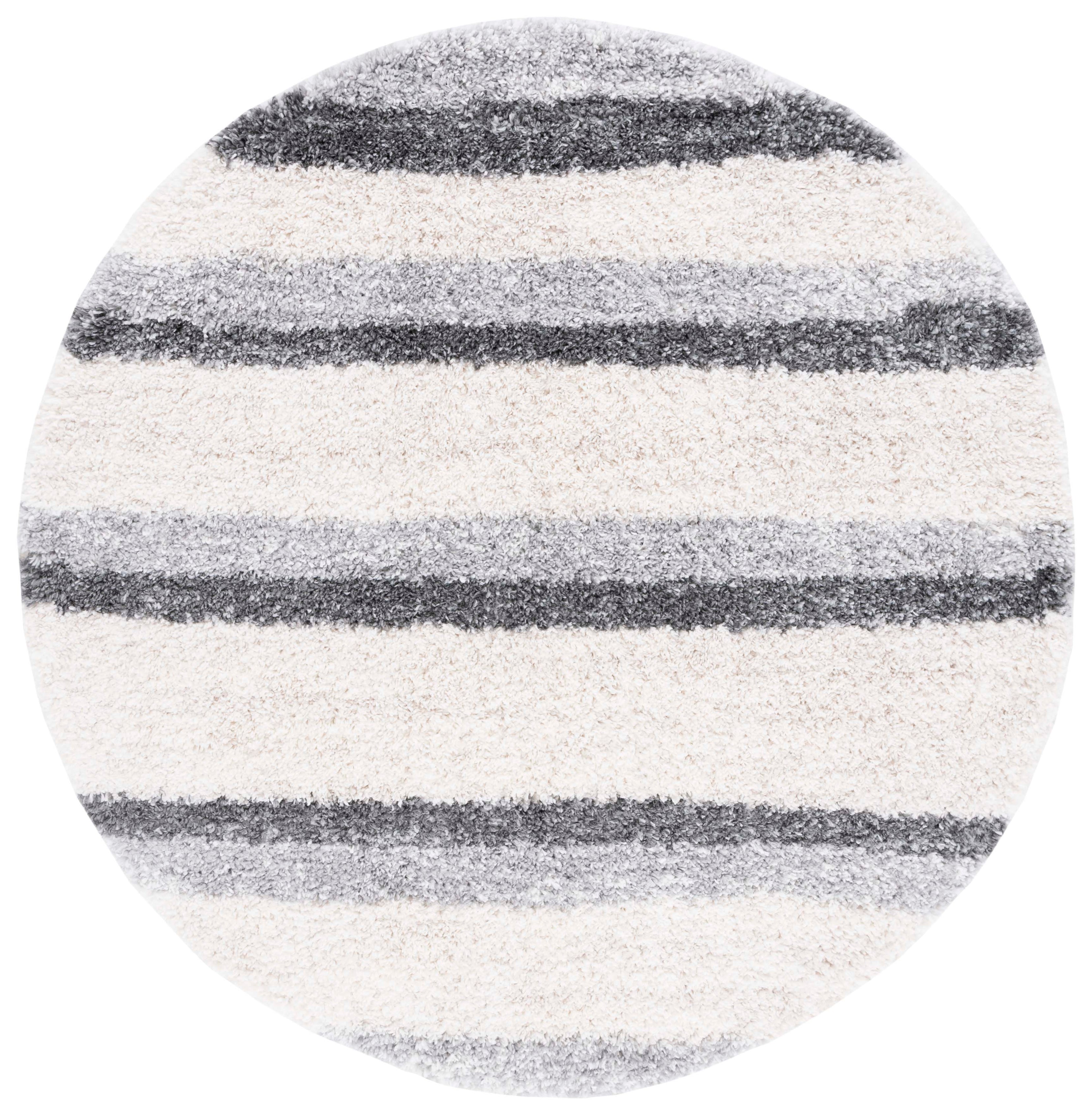 Safavieh Fontana Shag 835 Rug, FNT835 - Ivory / Grey