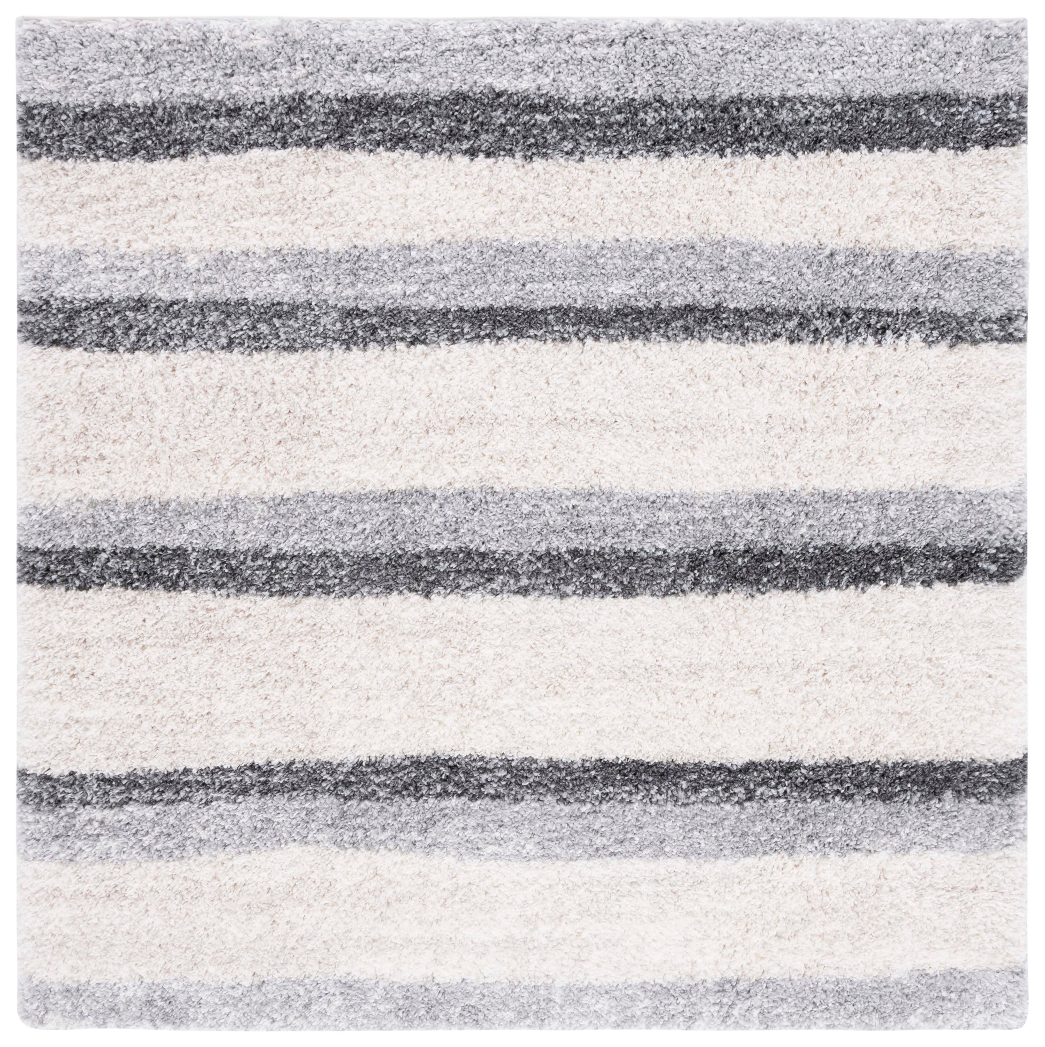 Safavieh Fontana Shag 835 Rug, FNT835 - Ivory / Grey