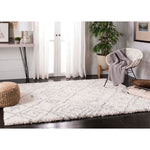 Safavieh Fontana Shag 836 Rug, FNT836 - Cream / Grey