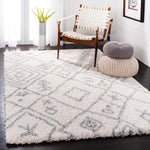 Safavieh Fontana Shag 836 Rug, FNT836 - Cream / Grey