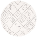 Safavieh Fontana Shag 836 Rug, FNT836 - Cream / Grey