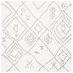 Safavieh Fontana Shag 836 Rug, FNT836 - Cream / Grey