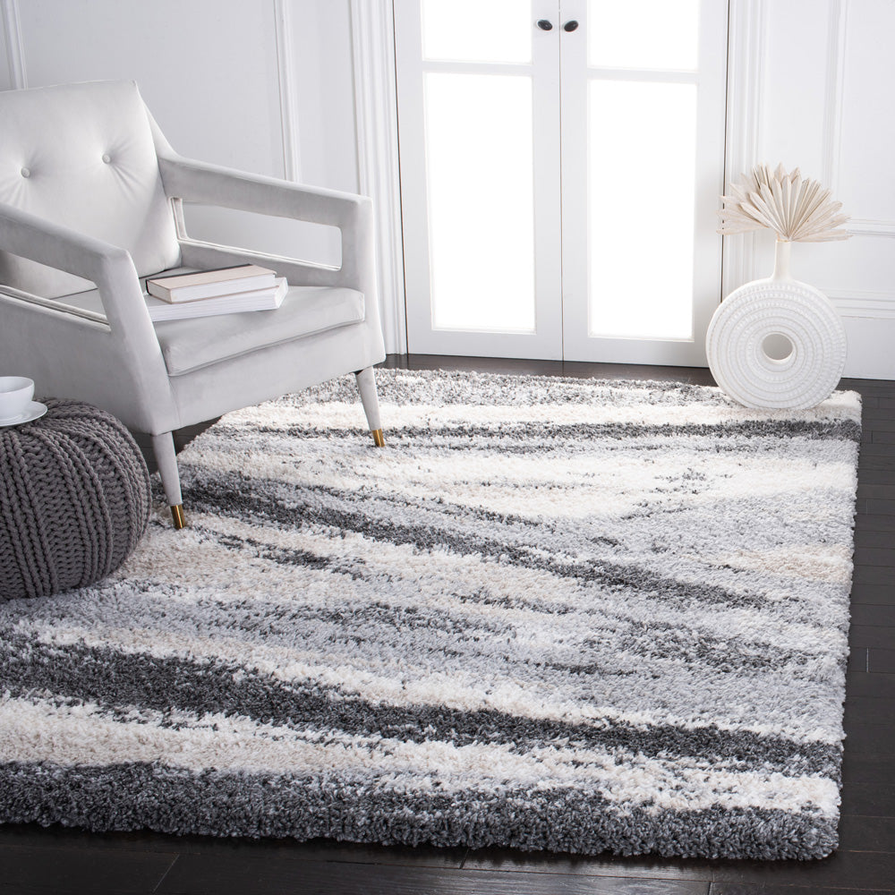 Safavieh Fontana Shag 840 Rug, FNT840 - Grey / Charcoal