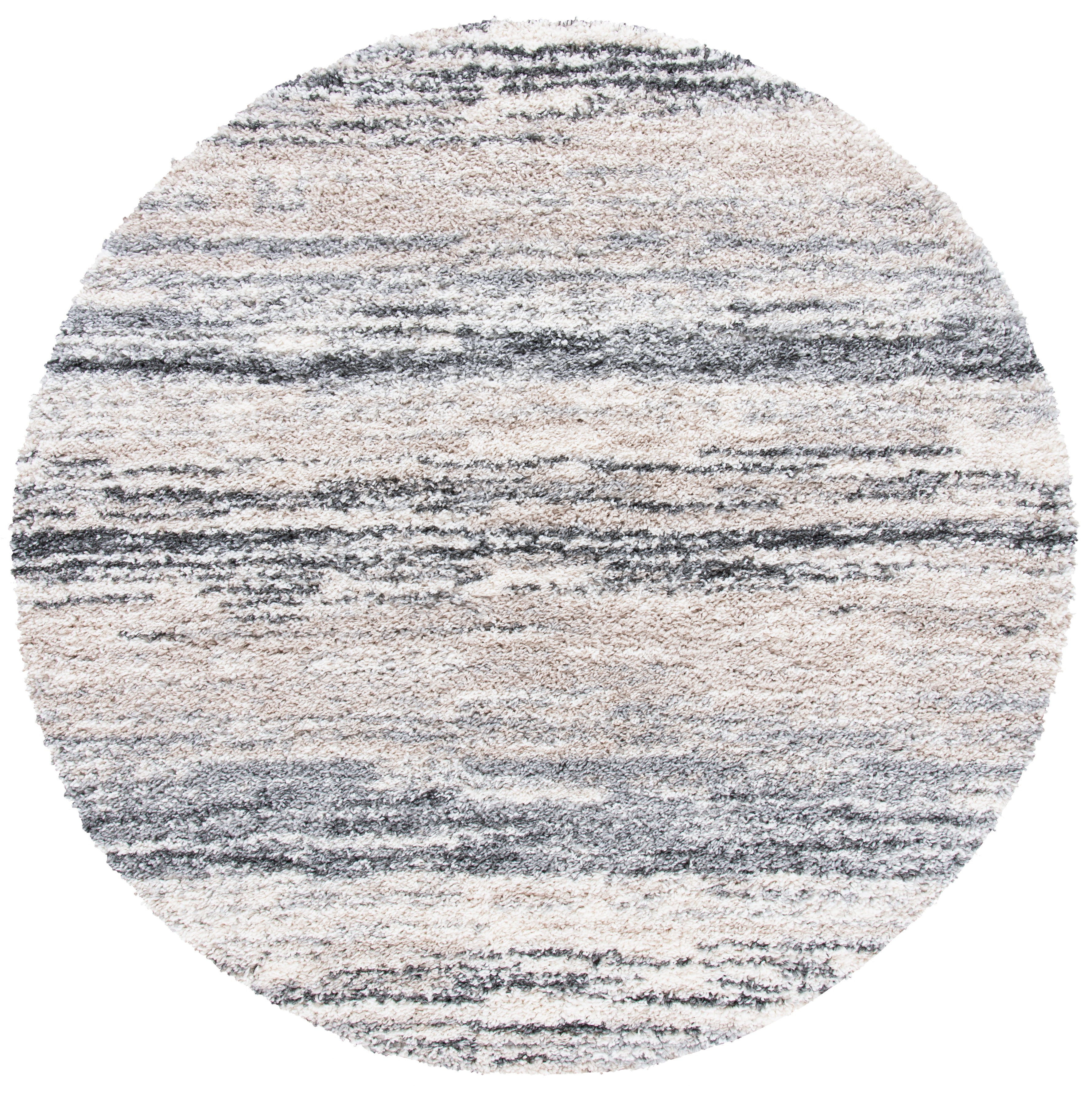 Safavieh Fontana Shag 842 Rug, FNT842 - Ivory / Grey