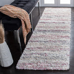 Safavieh Fontana Shag 842 Rug, FNT842 - Ivory / Pink