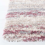 Safavieh Fontana Shag 842 Rug, FNT842 - Ivory / Pink