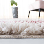 Safavieh Fontana Shag 842 Rug, FNT842 - Ivory / Pink