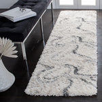 Safavieh Fontana Shag 848 Rug, FNT848 - Ivory / Grey