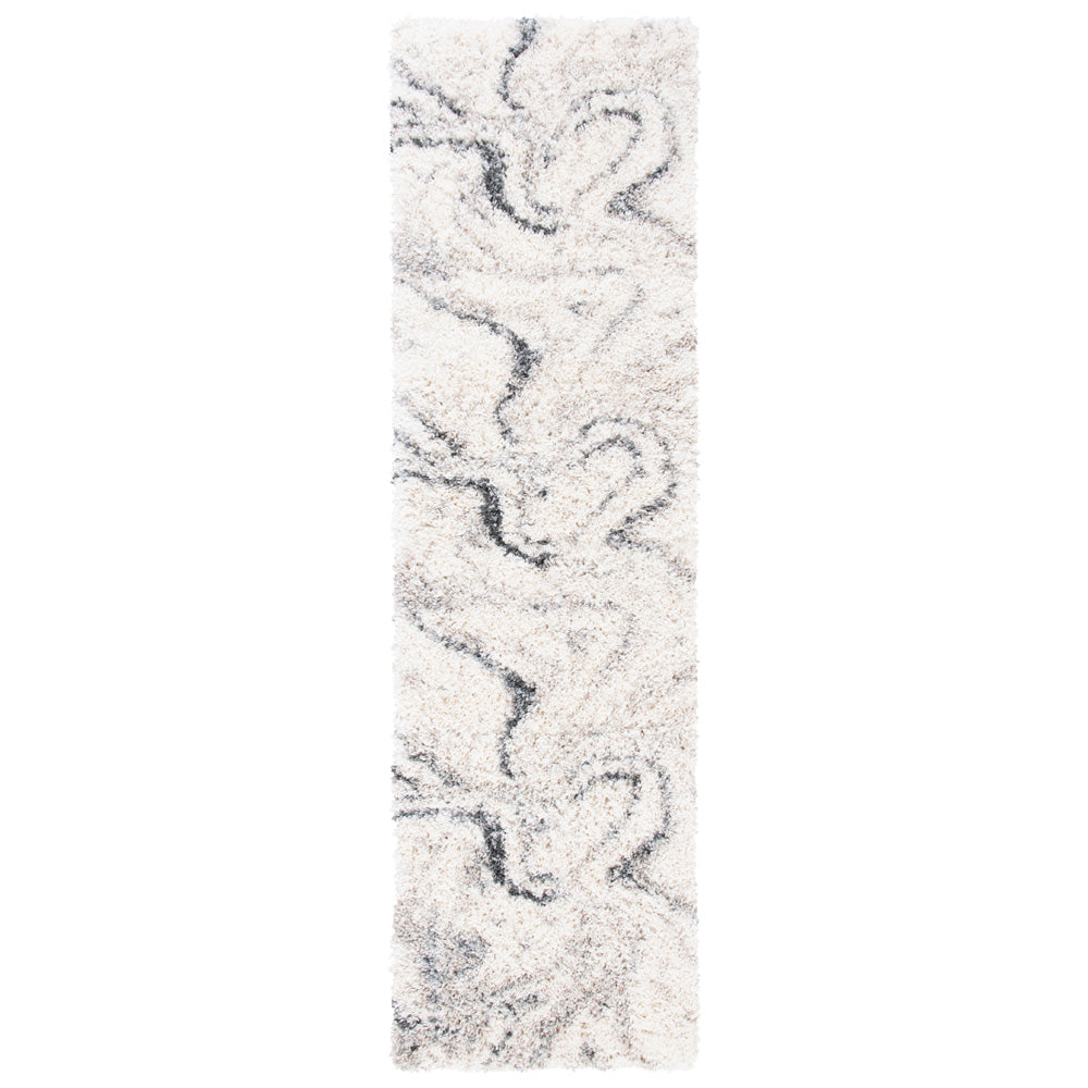 Safavieh Fontana Shag 848 Rug, FNT848 - Ivory / Grey