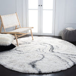 Safavieh Fontana Shag 848 Rug, FNT848 - Ivory / Grey