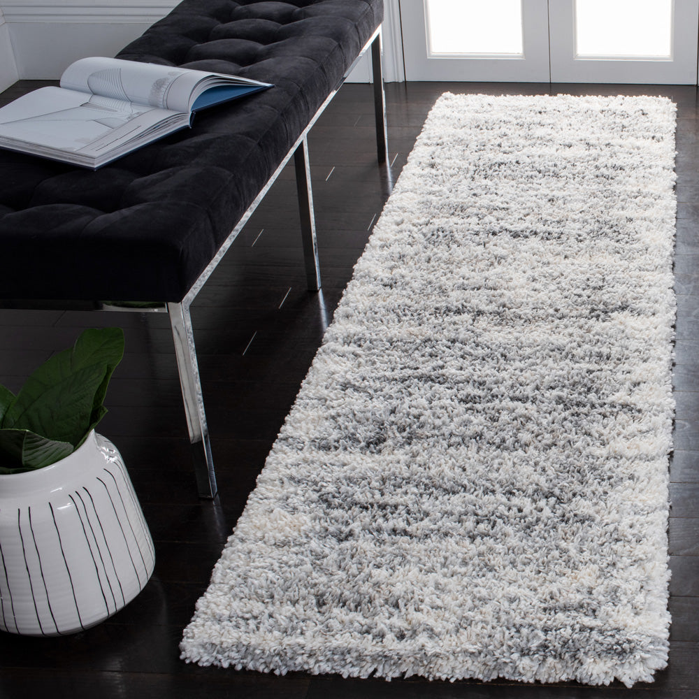 Safavieh Fontana Shag 850 Rug, FNT850 - Ivory / Grey