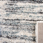 Safavieh Fontana Shag 850 Rug, FNT850 - Ivory / Teal
