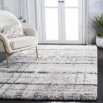 Safavieh Fontana Shag 855 Rug, FNT855 - Ivory / Grey