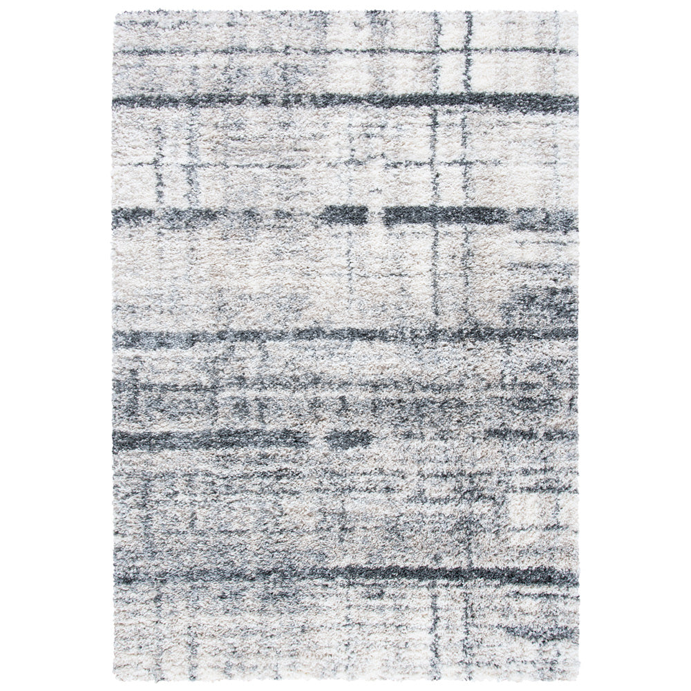 Safavieh Fontana Shag 855 Rug, FNT855 - Ivory / Grey