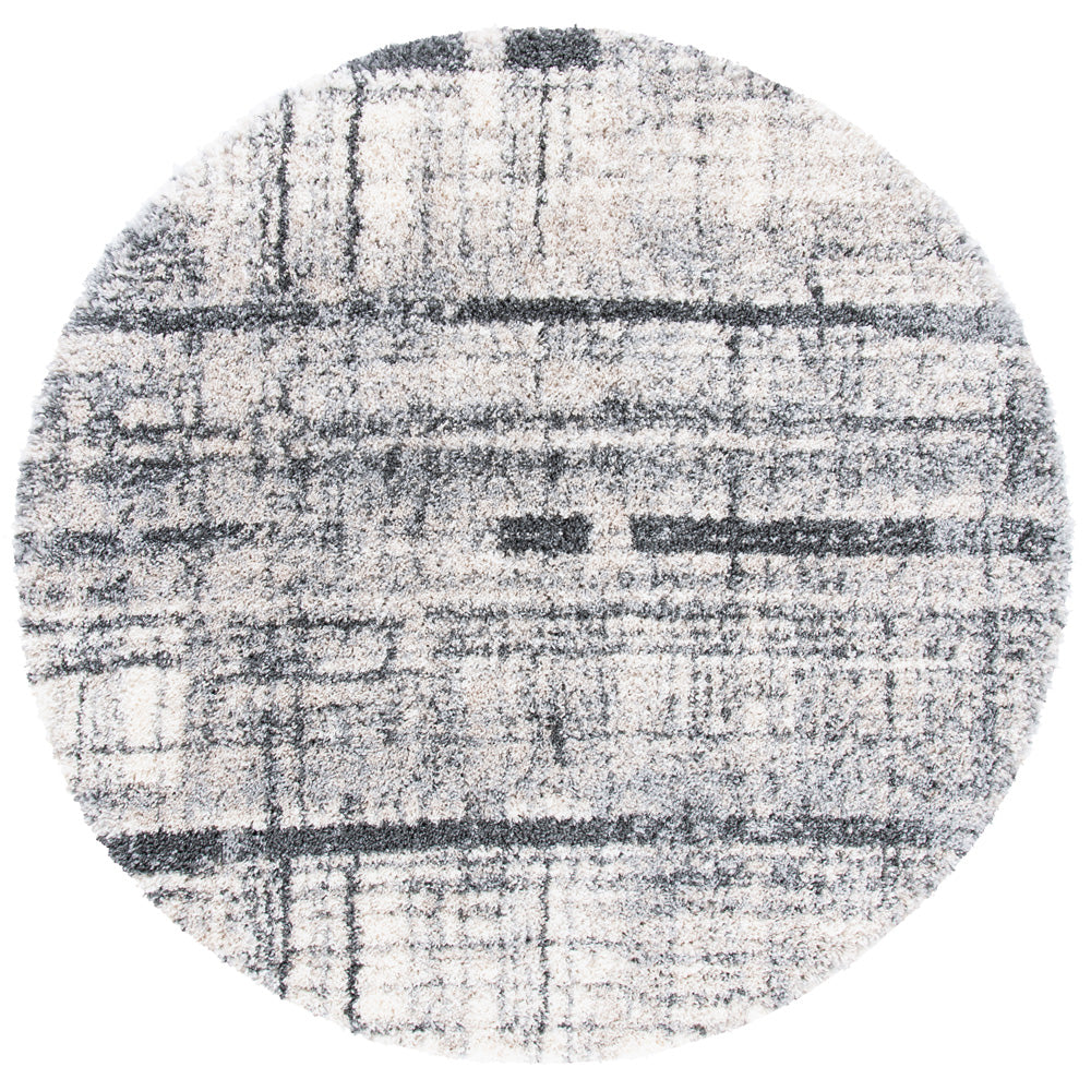 Safavieh Fontana Shag 855 Rug, FNT855 - Ivory / Grey