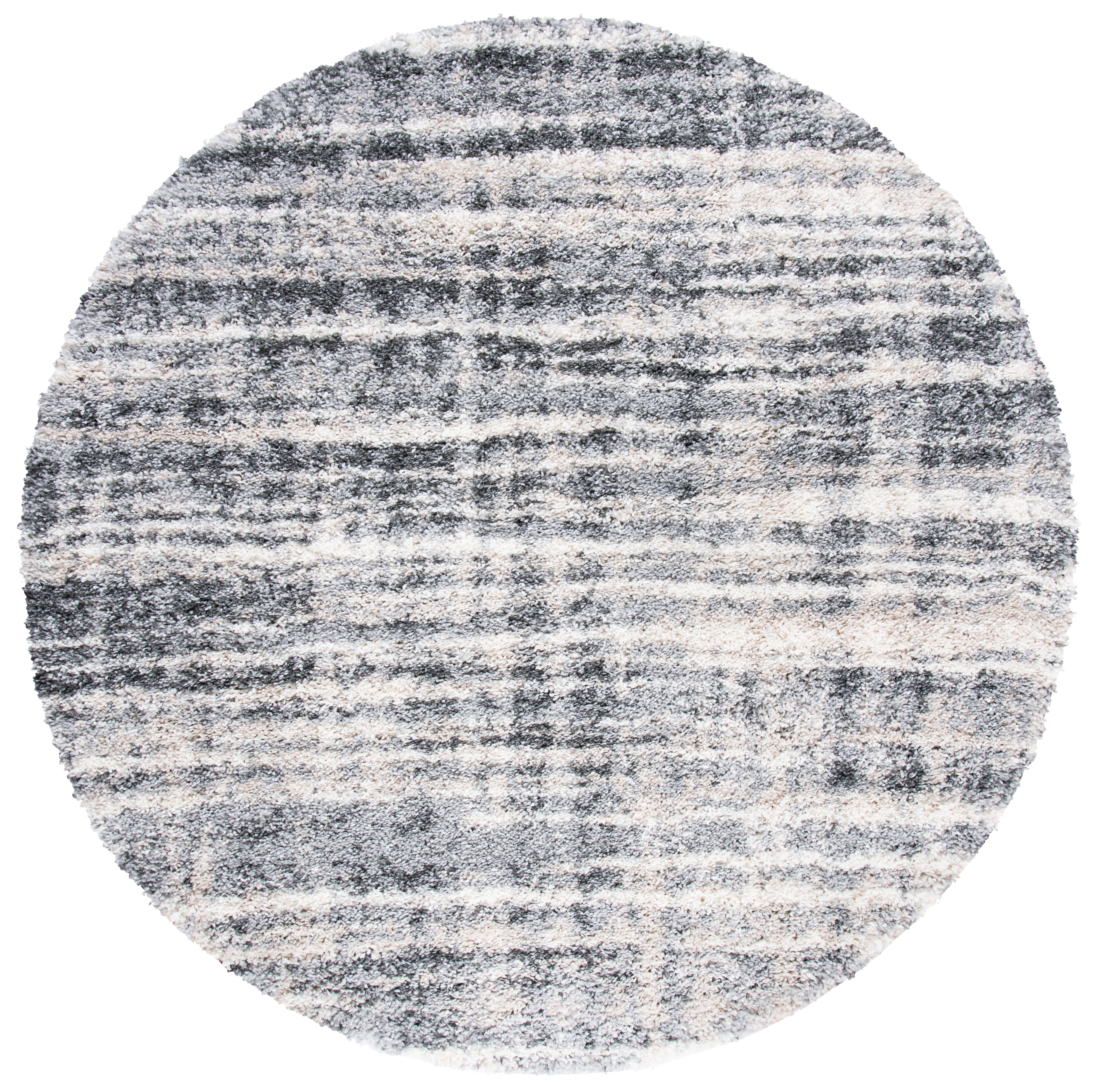 Safavieh Fontana Shag 856 Rug, FNT856 - Grey / Ivory