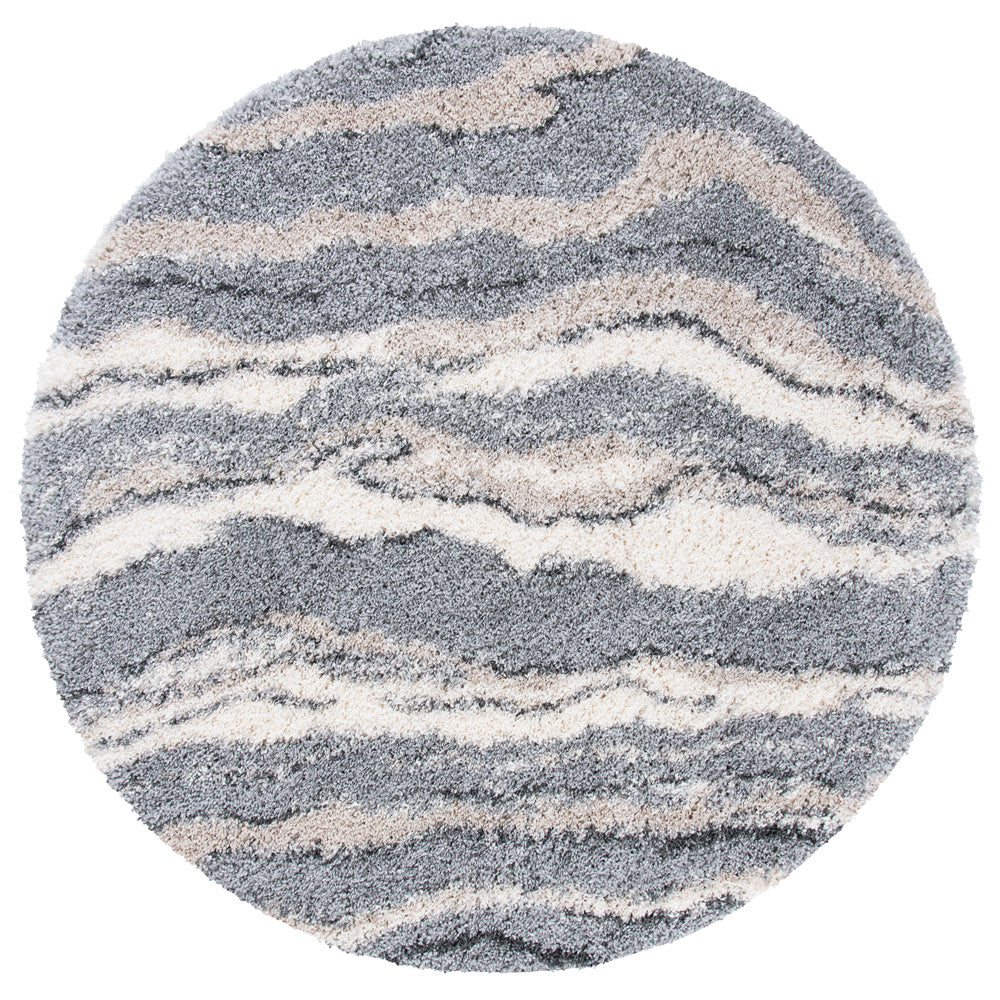 Safavieh Fontana Shag 865 Rug, FNT865 - Grey / Ivory