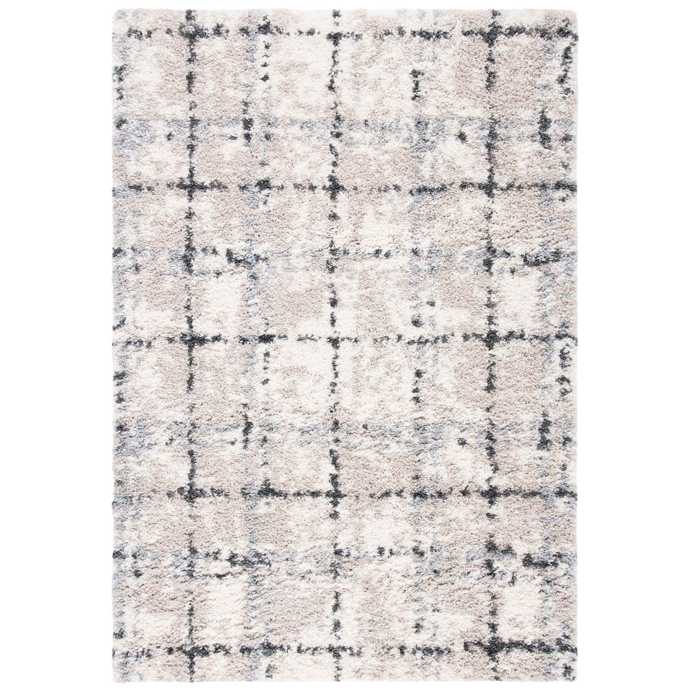 Safavieh Fontana Shag 868 Rug, FNT868 - Grey / Ivory