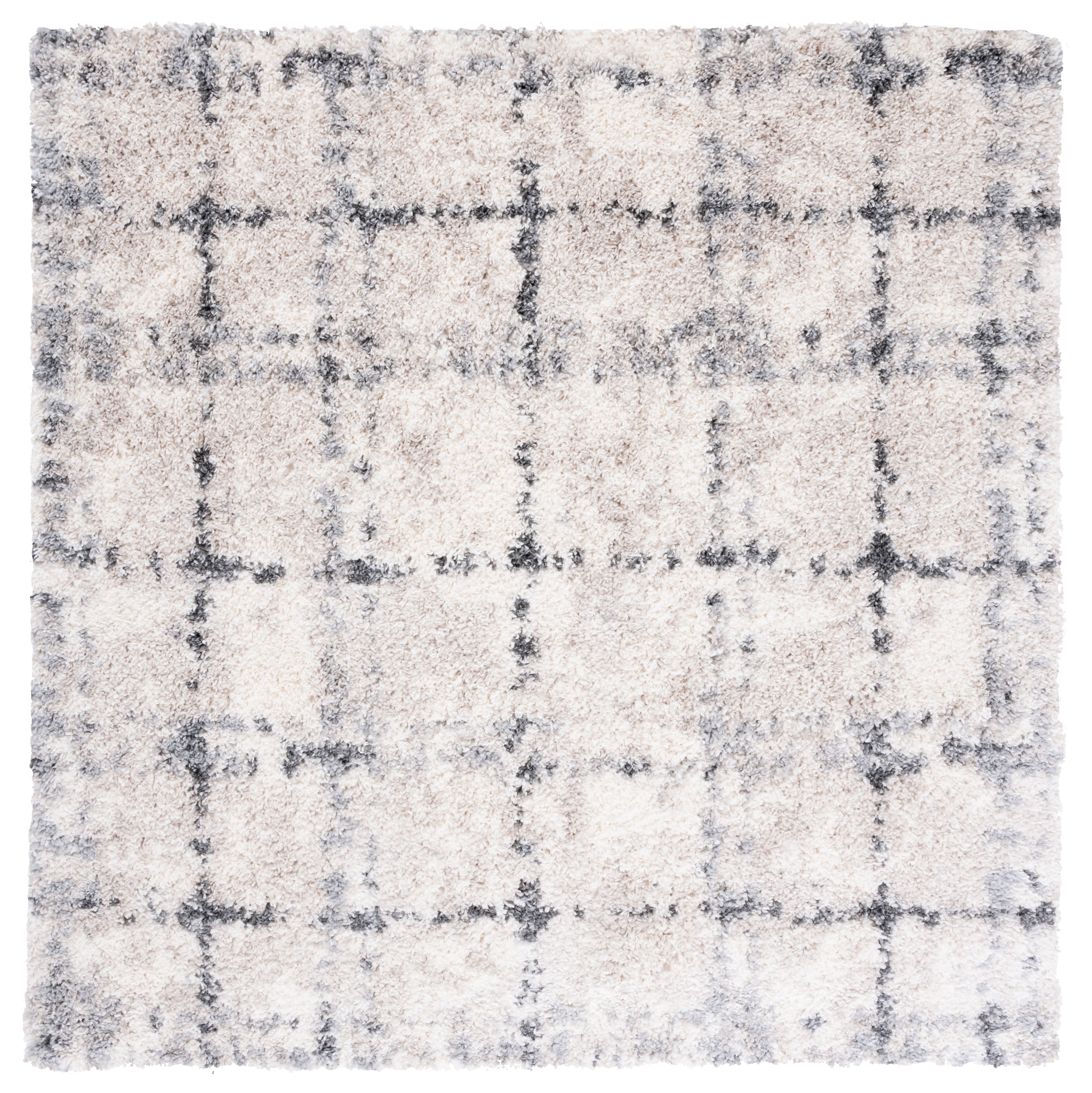 Safavieh Fontana Shag 868 Rug, FNT868 - Grey / Ivory