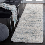 Safavieh Fontana Shag 873 Rug, FNT873 - Ivory / Teal