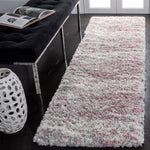 Safavieh Fontana Shag 875 Rug, FNT875 - Pink / Grey