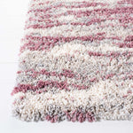 Safavieh Fontana Shag 875 Rug, FNT875 - Pink / Grey