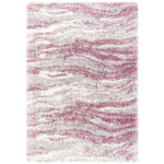 Safavieh Fontana Shag 875 Rug, FNT875 - Pink / Grey