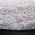 Safavieh Fontana Shag 875 Rug, FNT875 - Pink / Grey