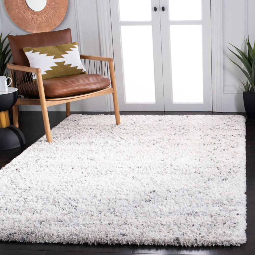 Safavieh Fontana Shag 881 Rug, FNT881 - Ivory / Grey