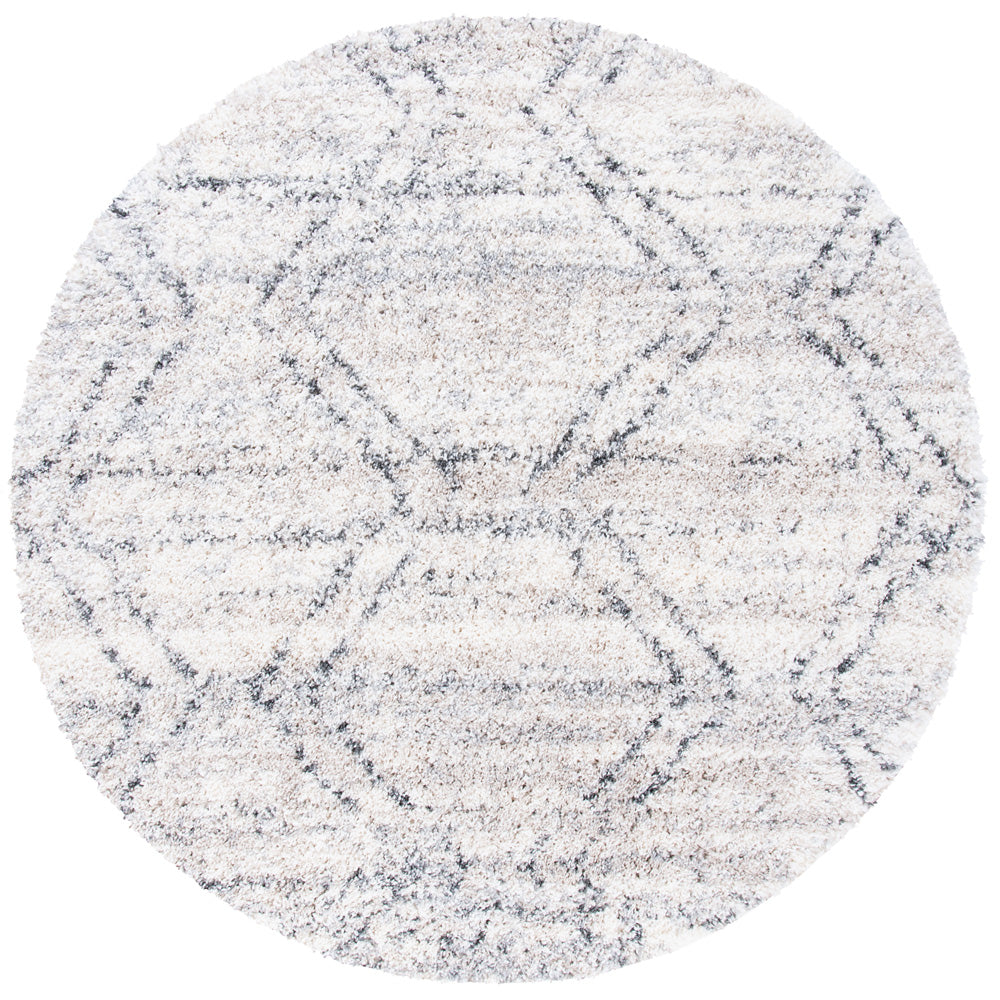 Safavieh Fontana Shag 881 Rug, FNT881 - Ivory / Grey