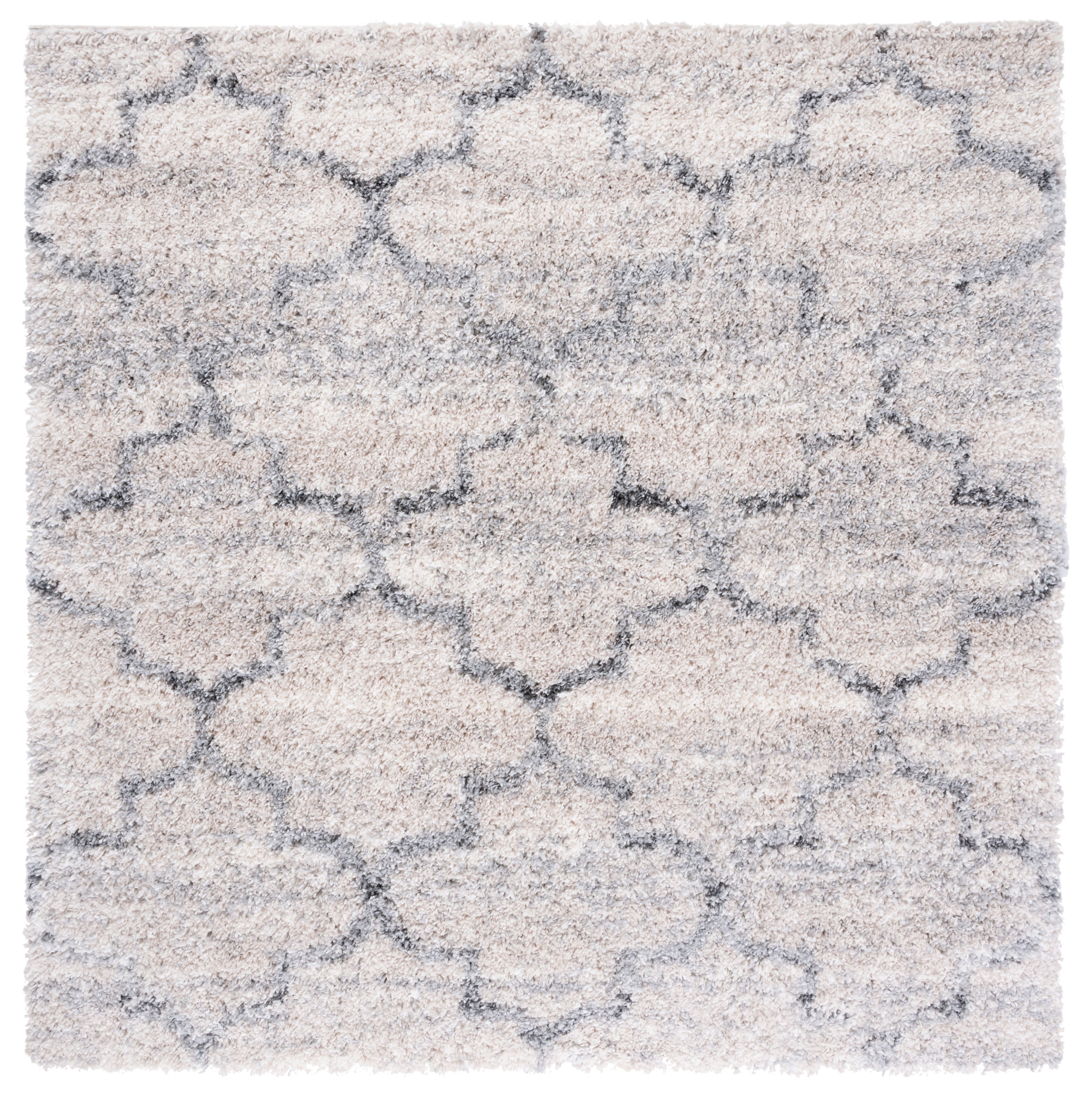 Safavieh Fontana Shag 888 Rug, FNT888 - Grey / Ivory