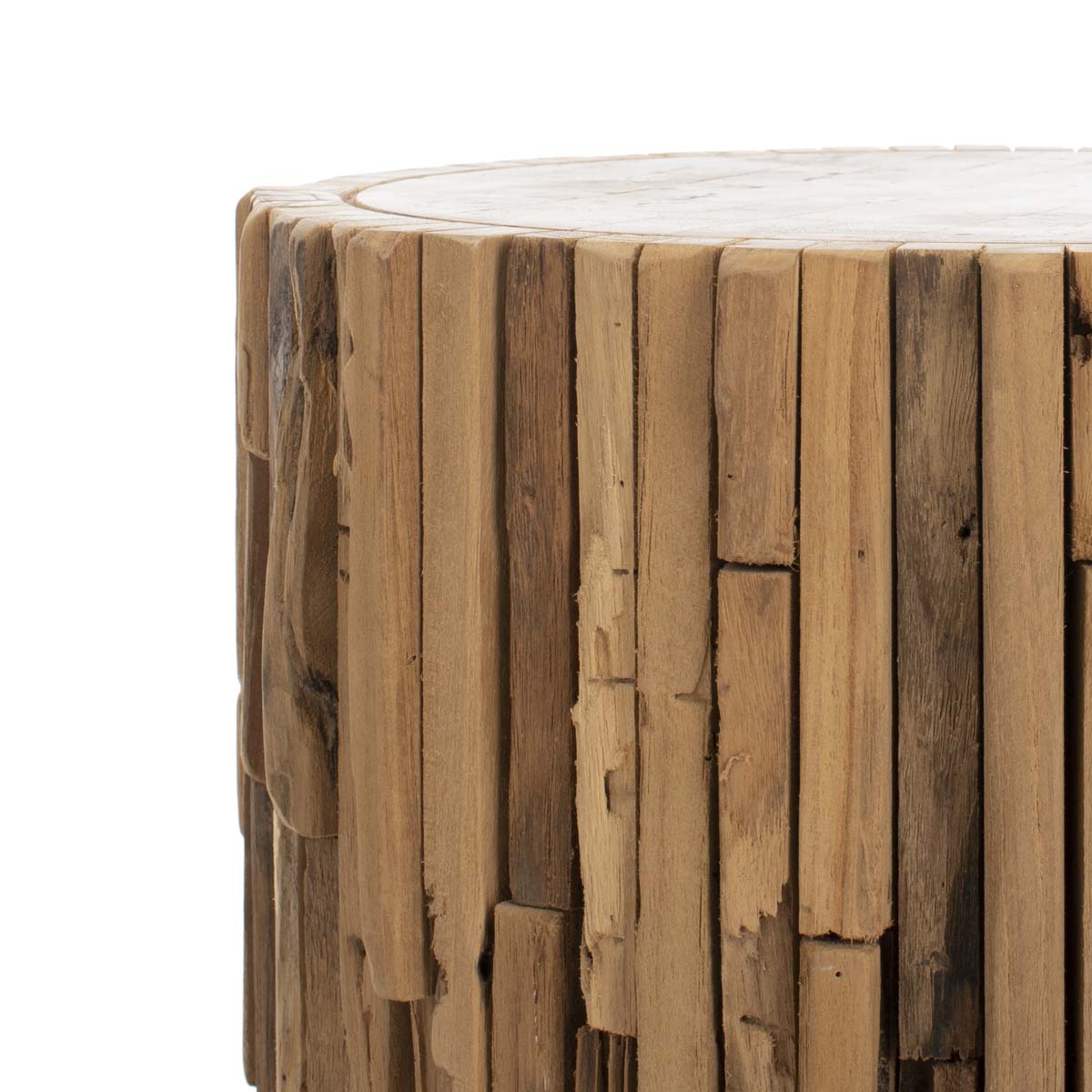 Safavieh Minidoka Round Stool , FOX1008 - Medium Oak
