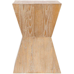 Safavieh Natak Curved Oak Side Table , FOX1009