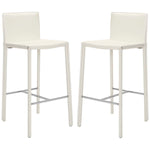 Safavieh Jason 30 Bar Stool , FOX2002 - White (Set of 2)