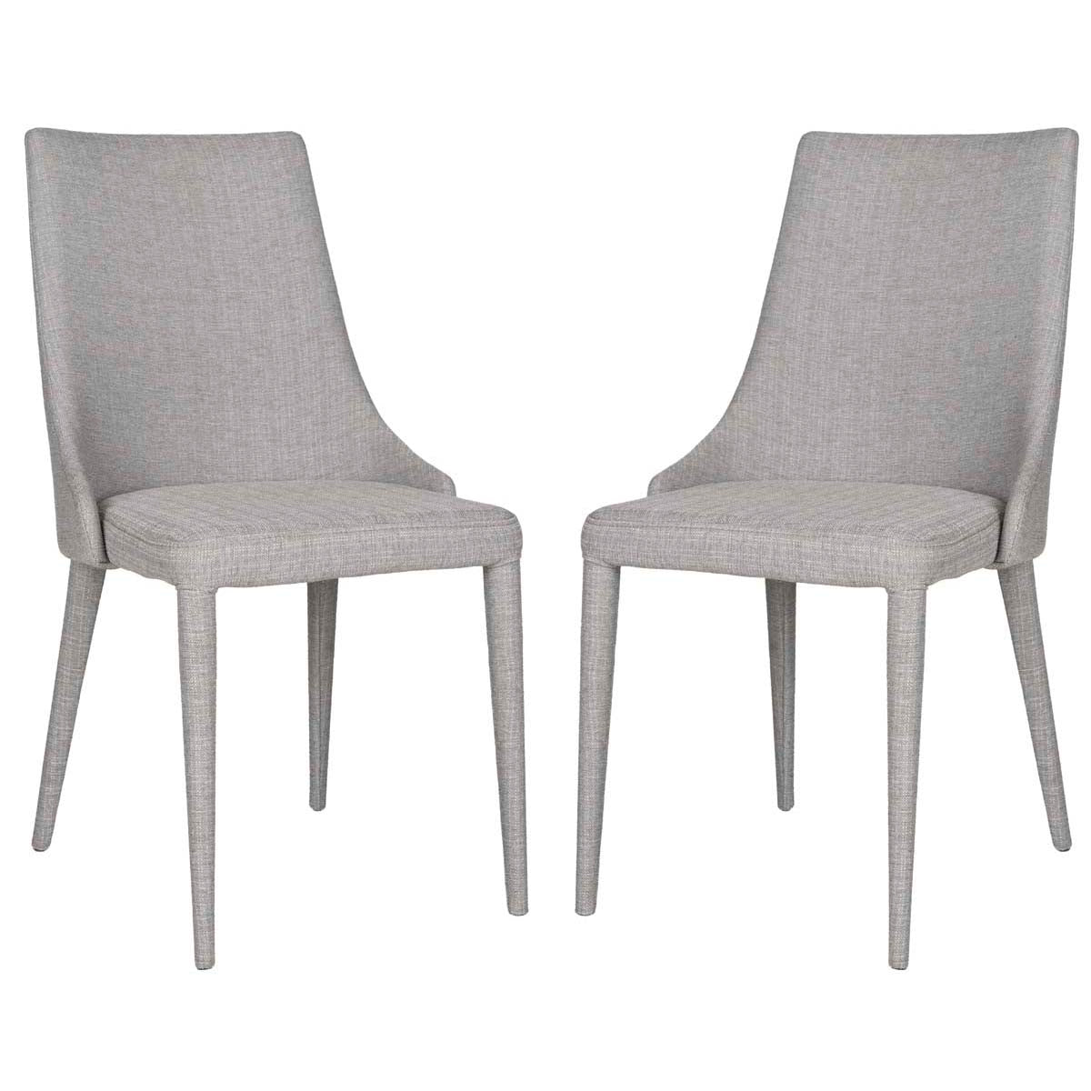 safavieh summerset 19 h side chair, fox2014 - Grey Linen