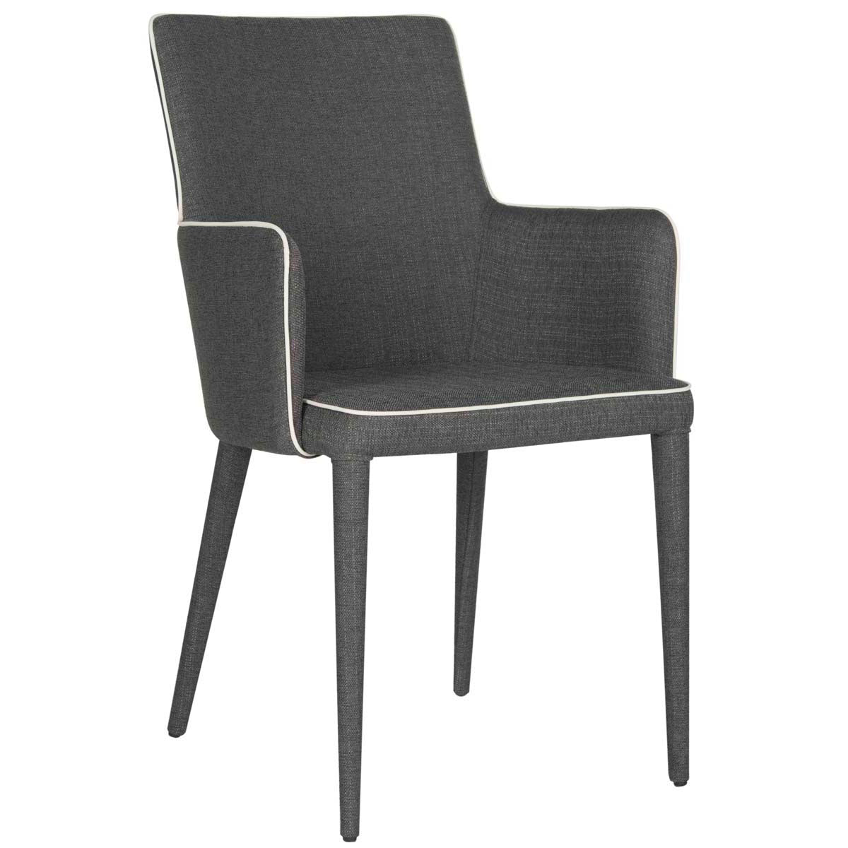 Safavieh Summerset Arm Chair , FOX2015 - Grey/White