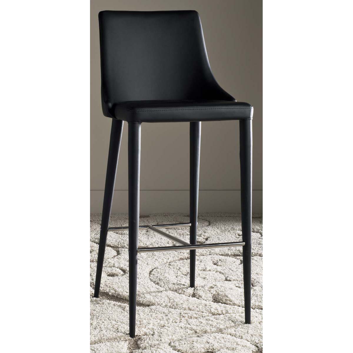 Safavieh Summerset Bar Stool , FOX2016 - Black