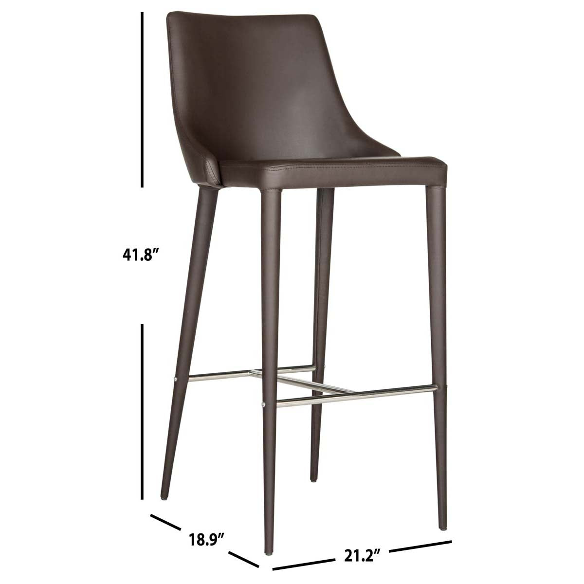 Safavieh Summerset Bar Stool , FOX2016 - Brown