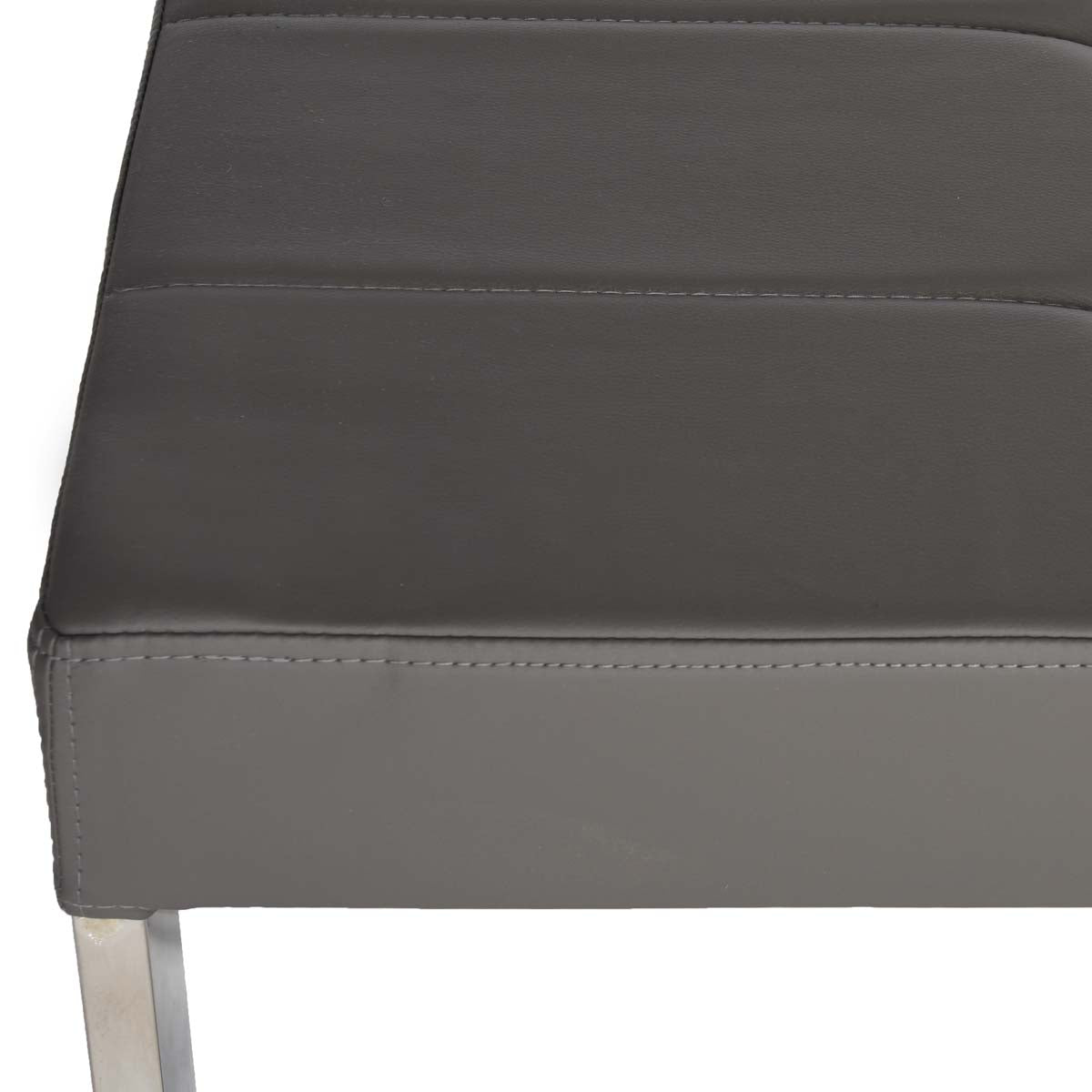 Safavieh Marc Bench , FOX2032 - Grey/Chrome