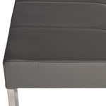 Safavieh Marc Bench , FOX2032 - Grey/Chrome