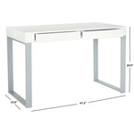 Safavieh Barton Desk , FOX2206 - White/Grey