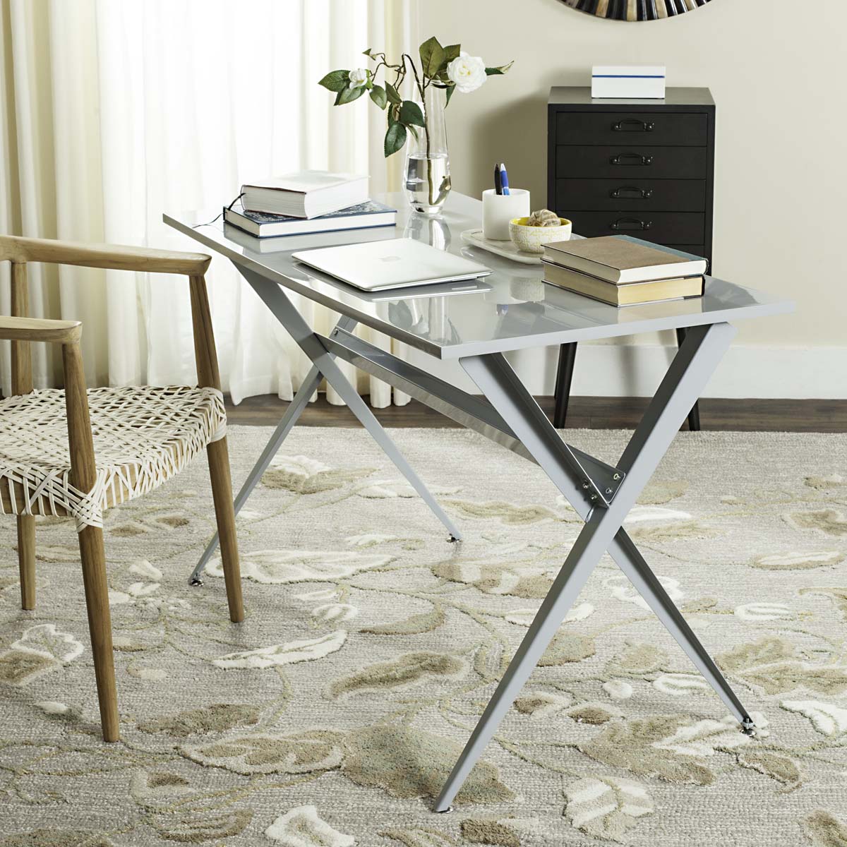 Safavieh Chapman Desk , FOX2208 - Grey