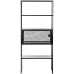 Safavieh Abay 31.5''W Storage Bookshelf , FOX2220 - Black