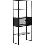 Safavieh Abay 31.5''W Storage Bookshelf , FOX2220 - Black