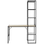 Safavieh Aba 46''W Corner Writing Desk W/ Storage , FOX2221 - Black