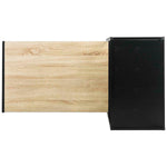 Safavieh Aba 46''W Corner Writing Desk W/ Storage , FOX2221 - Black