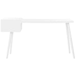 Safavieh Ferli Mid Century Scandinavian Two Drawer Desk , FOX2228 - Matte White