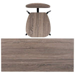 Safavieh Winta 47'' Retro Writing Desk / Chair , FOX2232 - Grey